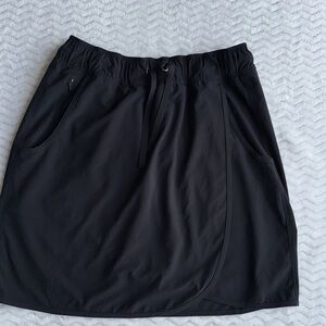 Patagonia Black Athletic Skort with Pockets